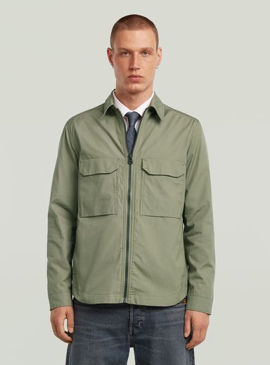 Zip Regular Overshirt